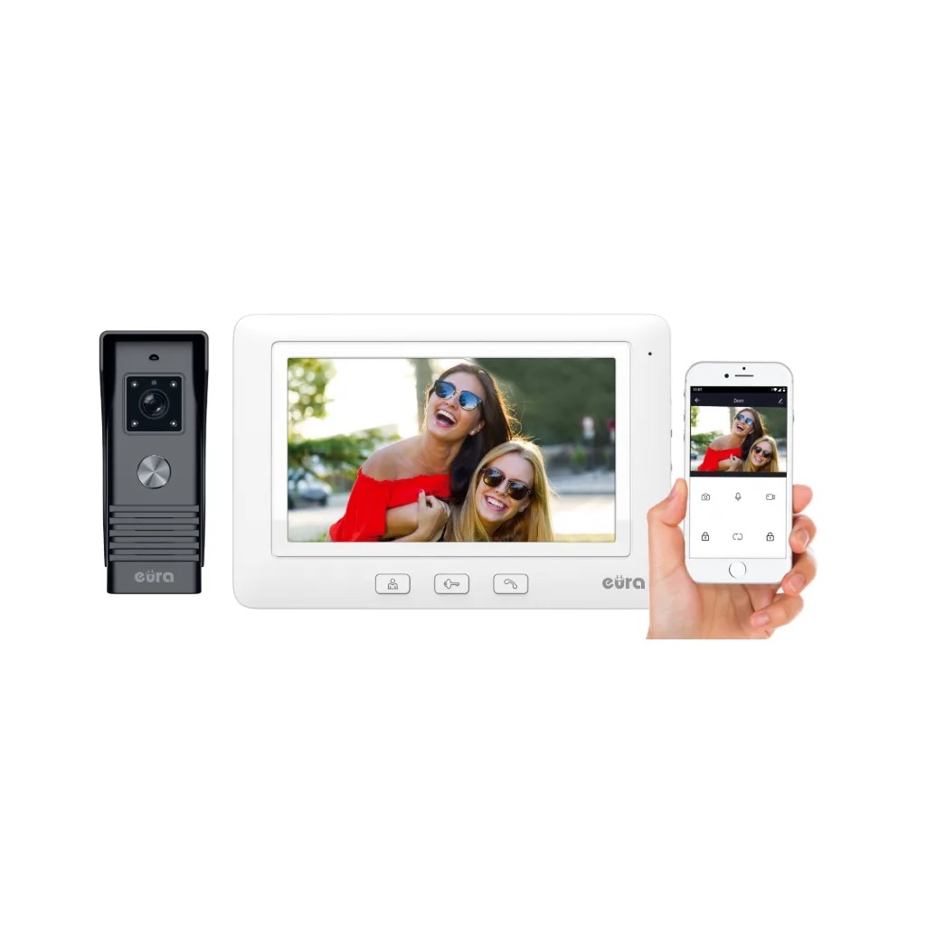 Vaizdo domofonas Eura VDP-45A3-TY ALPHA+ White