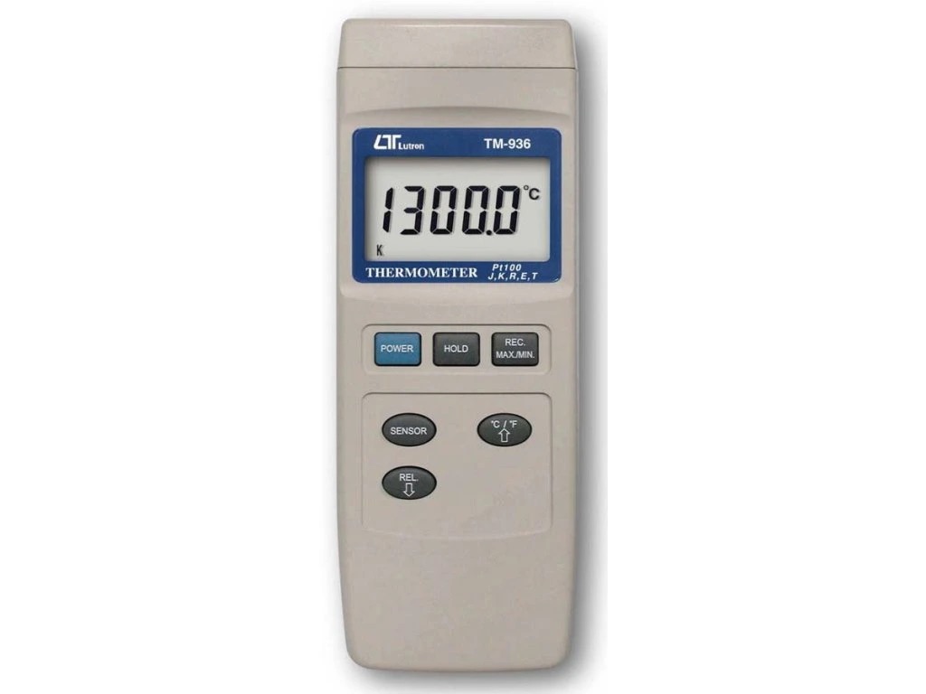 Termometras su Pt 100 ir termopora Lutron TM-936