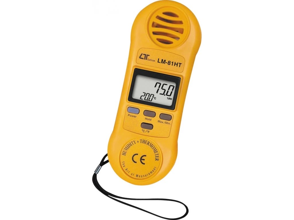 Drėgmės ir temperatūros matuoklis Lutron LM-81HT
