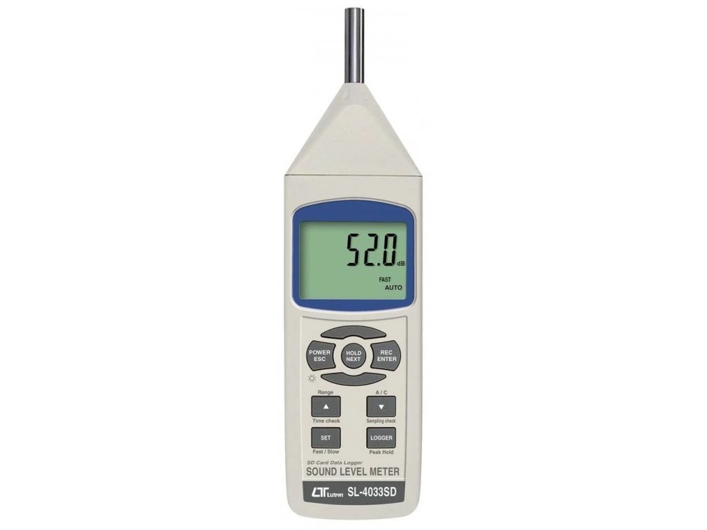 Garso lygio matuoklis su duomenų registratoriumi Lutron SL-4033SD