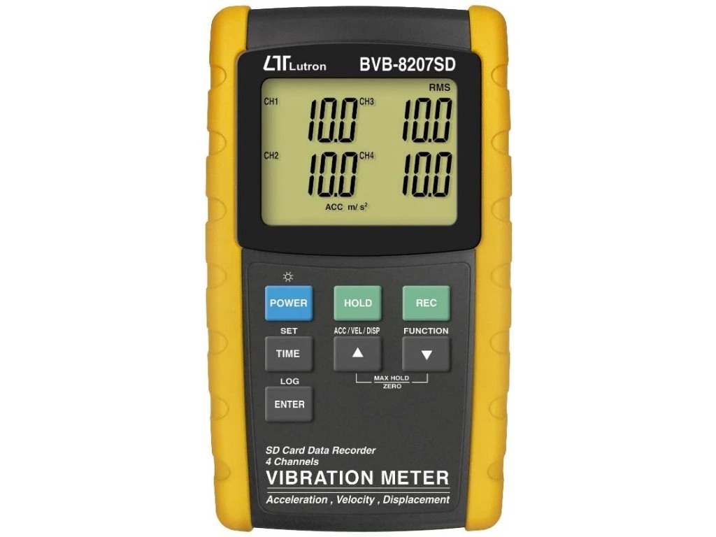 4 kanalų vibracijos registratorius Lutron BVB-8207SD