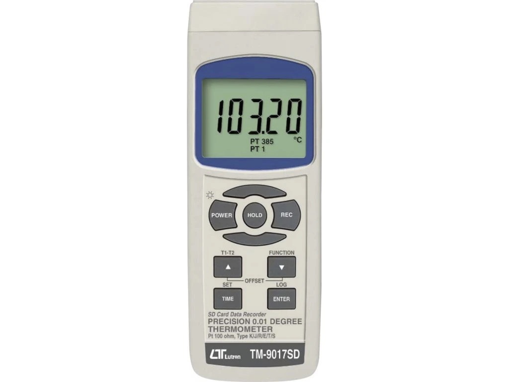 Tikslus termometras su duomenų registratoriumi Lutron TM-9017SD