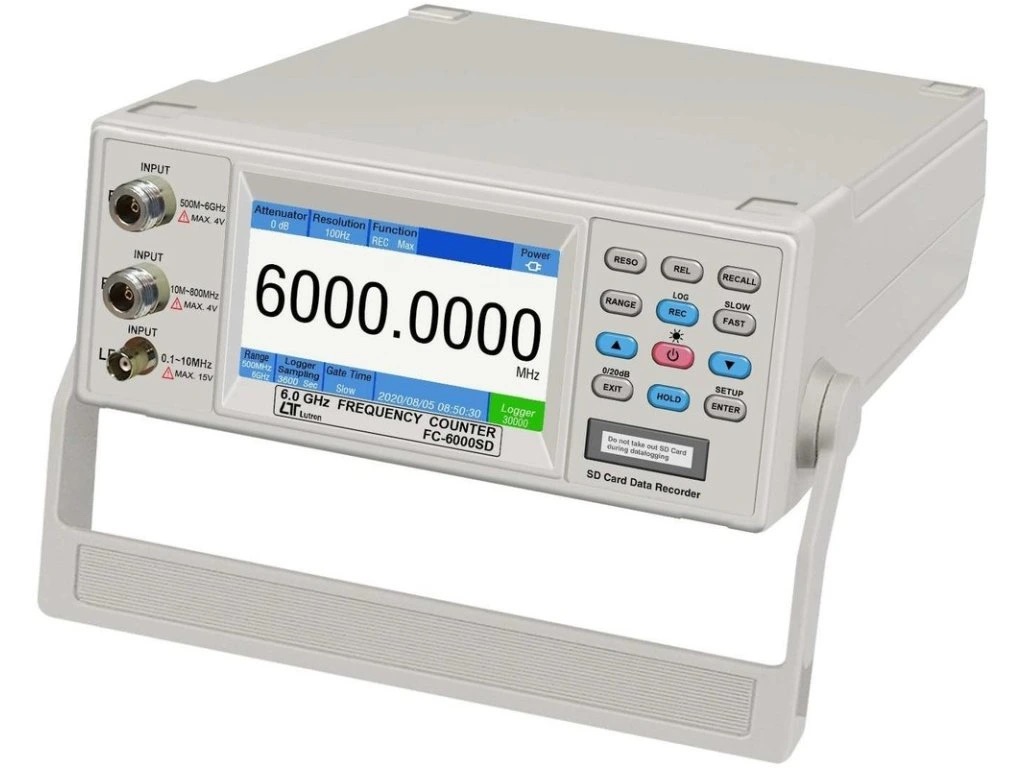 Dažnio skaitiklis su duomenų registratoriumi Lutron FC-6000SD