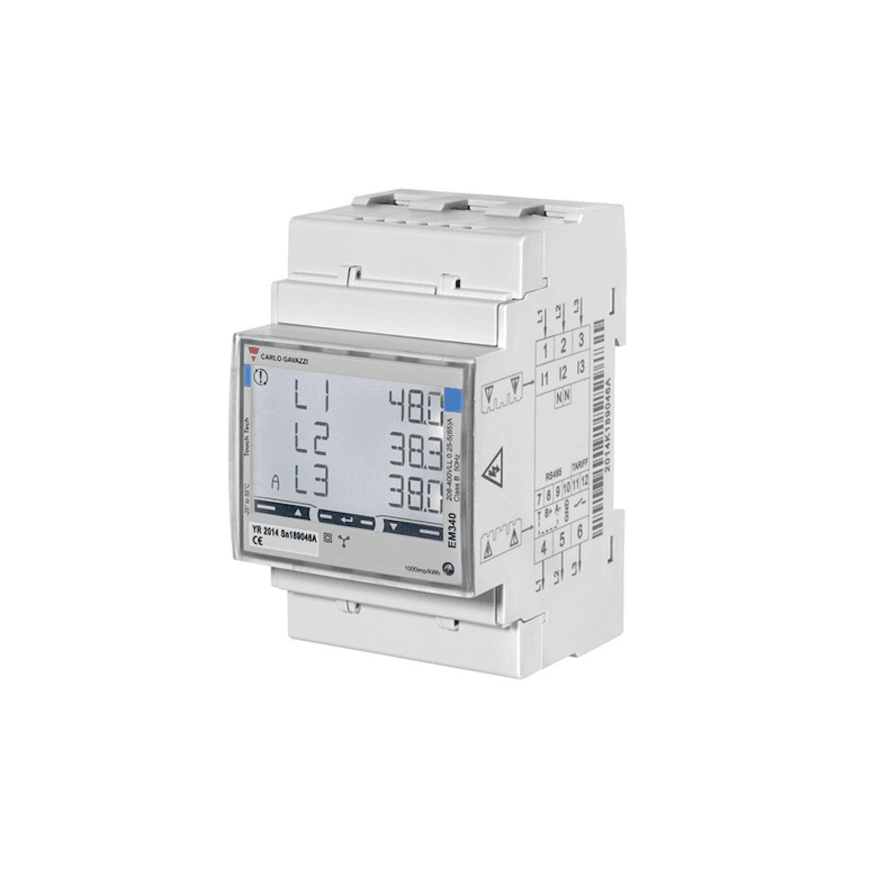 Išmanus galios matuoklis Smart Power Meter EM340 (3 fazės, iki 65 A)