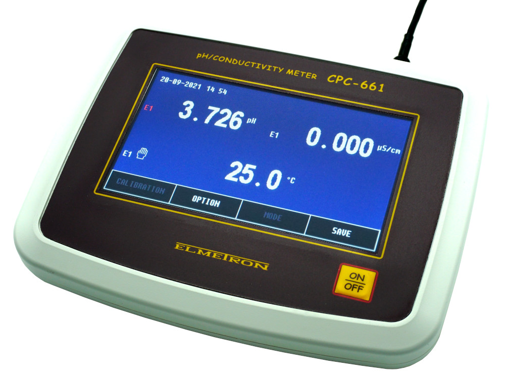 Laboratorinis pH / laidumo / druskingumo matuoklis Elmetron CPC-661