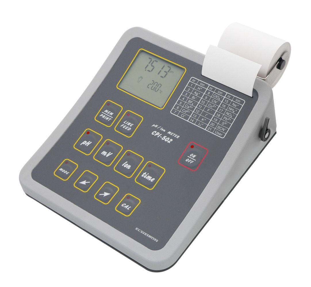 Laboratorinis pH / jonų matuoklis Elmetron CPI-502