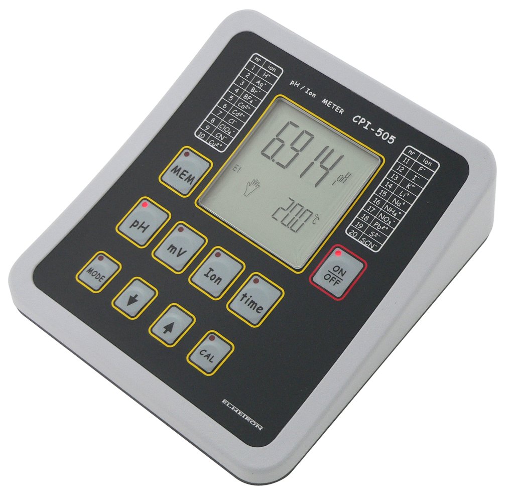 Laboratorinis pH / jonų matuoklis Elmetron CPI-505