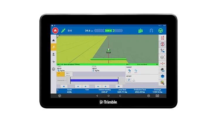 Ekranas Trimble GFX 1060