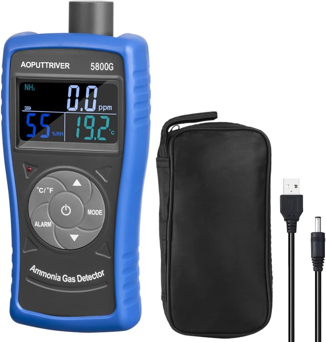 Išmanus amoniako dujų detektorius HoldPeak HP-5800G