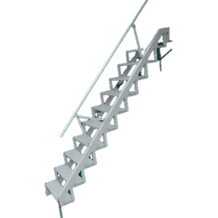 Sulankstomos aliuminio kopėčios ADA (prie sienos, sulankstoma konstrukcija)