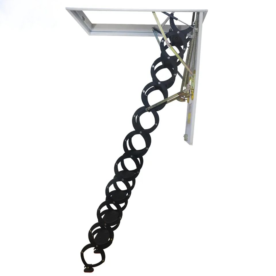 Sulankstomos metalinės palėpės kopėčios ADA Pull-Down (ištraukiama, lubų montavimo konstrukcija)