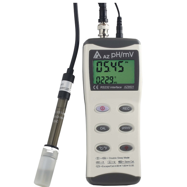 Skaitmeninis pH matuoklis su USB jungtimi 8601 AZ