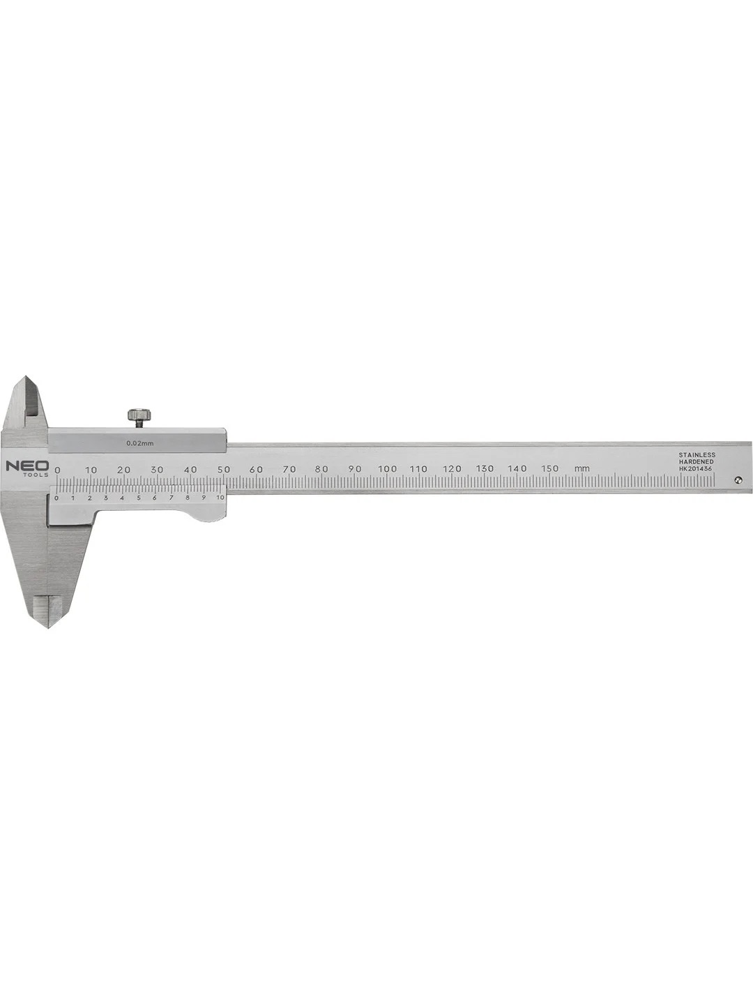 Slankmatis NEO 150 mm, nerūdijantis plienas, su DIN sertifikatu