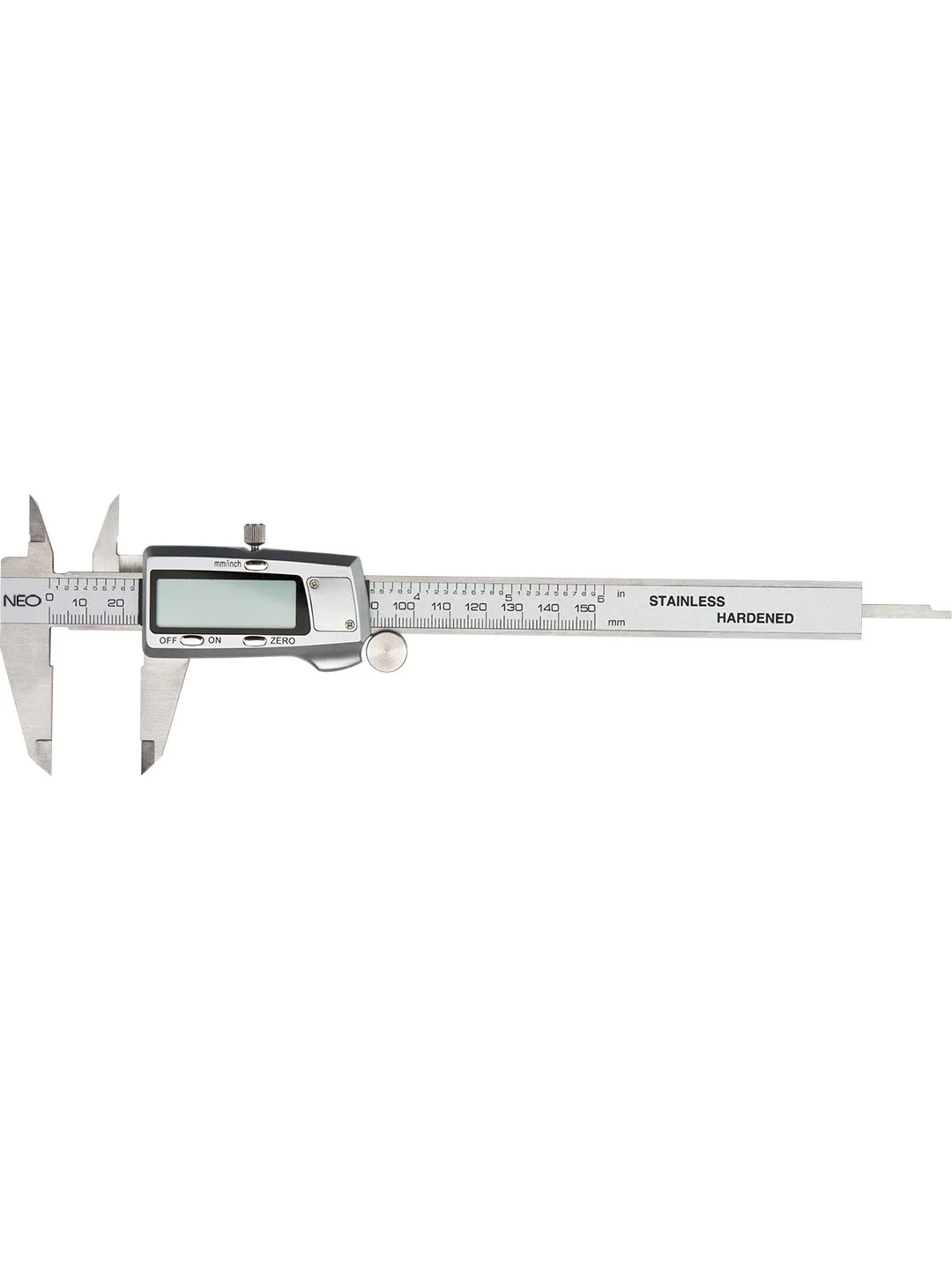 Skaitmeninis slankmatis NEO 150 mm, nerūdijantis plienas