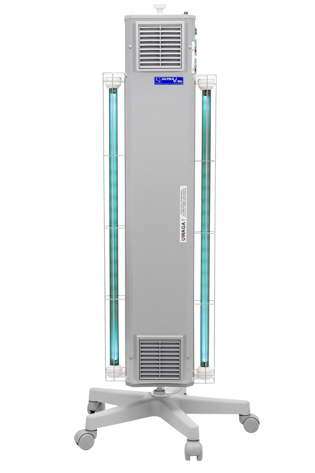 Germicidinė UV-C srautinė lempa NBVE 60/60 P RC (mobili, dvigubos paskirties, su nuotolinio valdymo pultu, be skaitiklio)