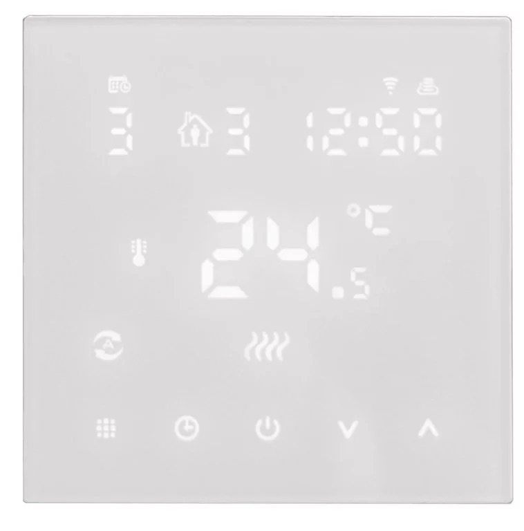 Laidinis sieninis termostatas su Wi-Fi valdymu AURATON 2YA (230 V)
