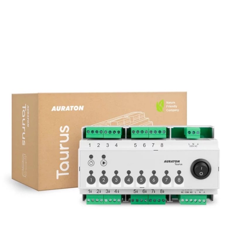 Laidinė grindinio šildymo valdymo juosta AURATON Taurus (8 zonos)