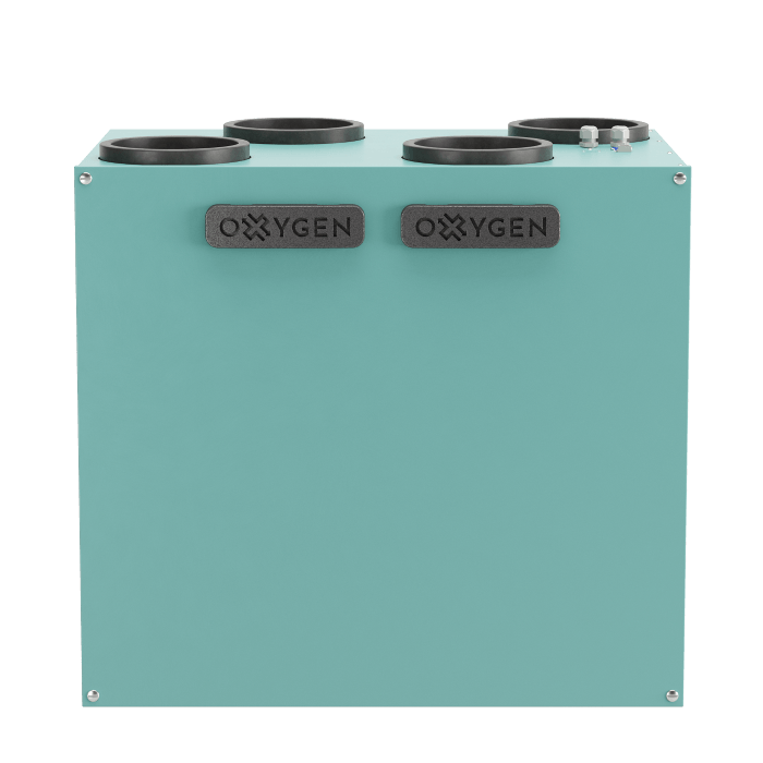 Sieninis rekuperatorius Easy V600 su Entalpija (dešininis)