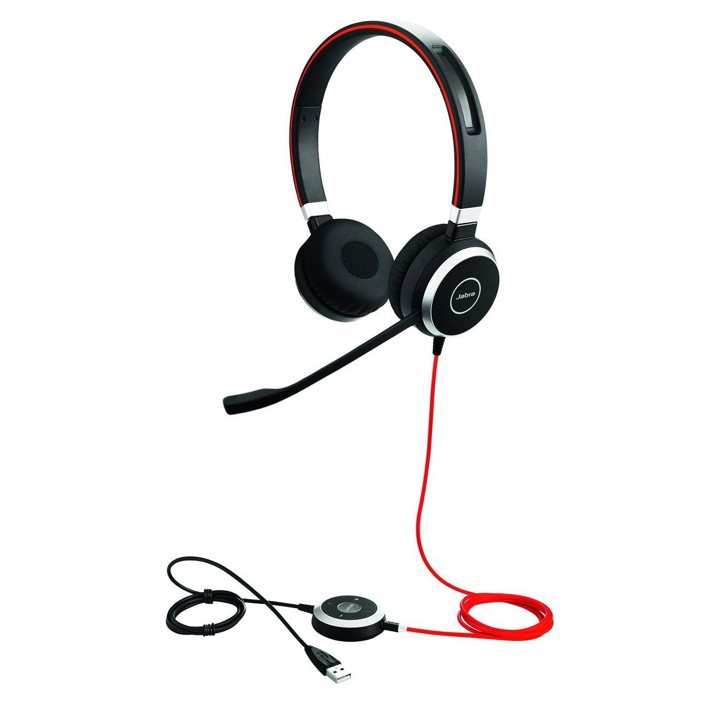 Ausinės su lankeliu Jabra Evolve 40 MS Stereo USB