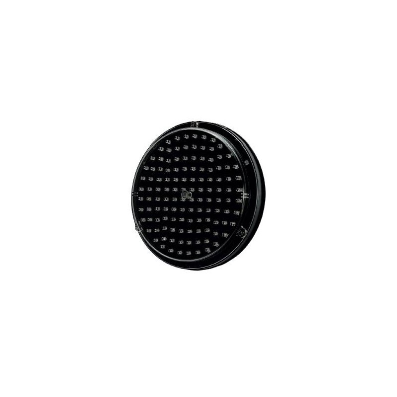 Įspėjamasis kelio žibintas su 120 LED