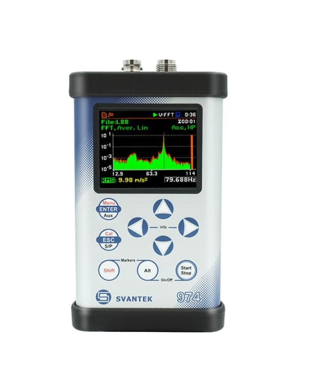 Vibracijos matuoklis ir FFT analizatorius SVAN 974
