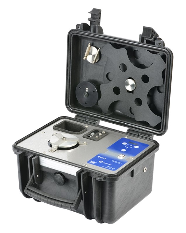Nešiojamasis vibracijos kalibratorius SV 111