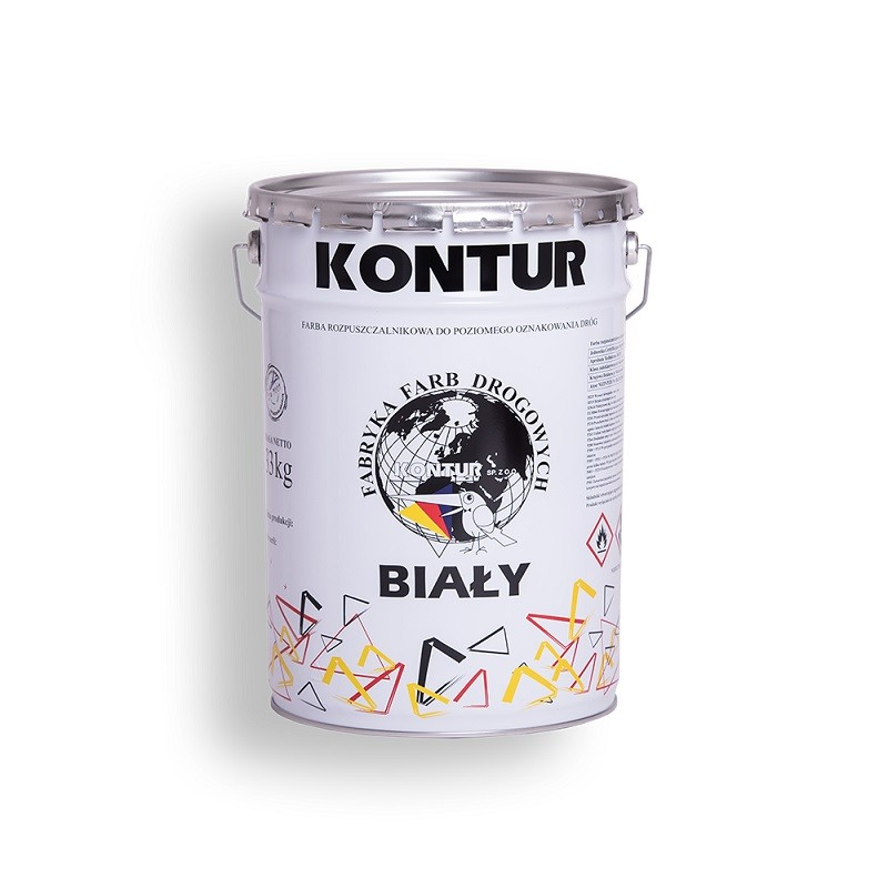 Kelių dažai Kontur, 33 kg (baltos spalvos)