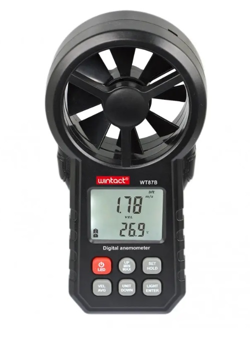 Anemometras Wintact WT87B