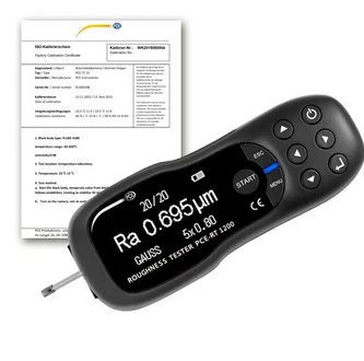 Profilometras PCE-RT 1200-ICA su ISO kalibravimo sertifikatu
