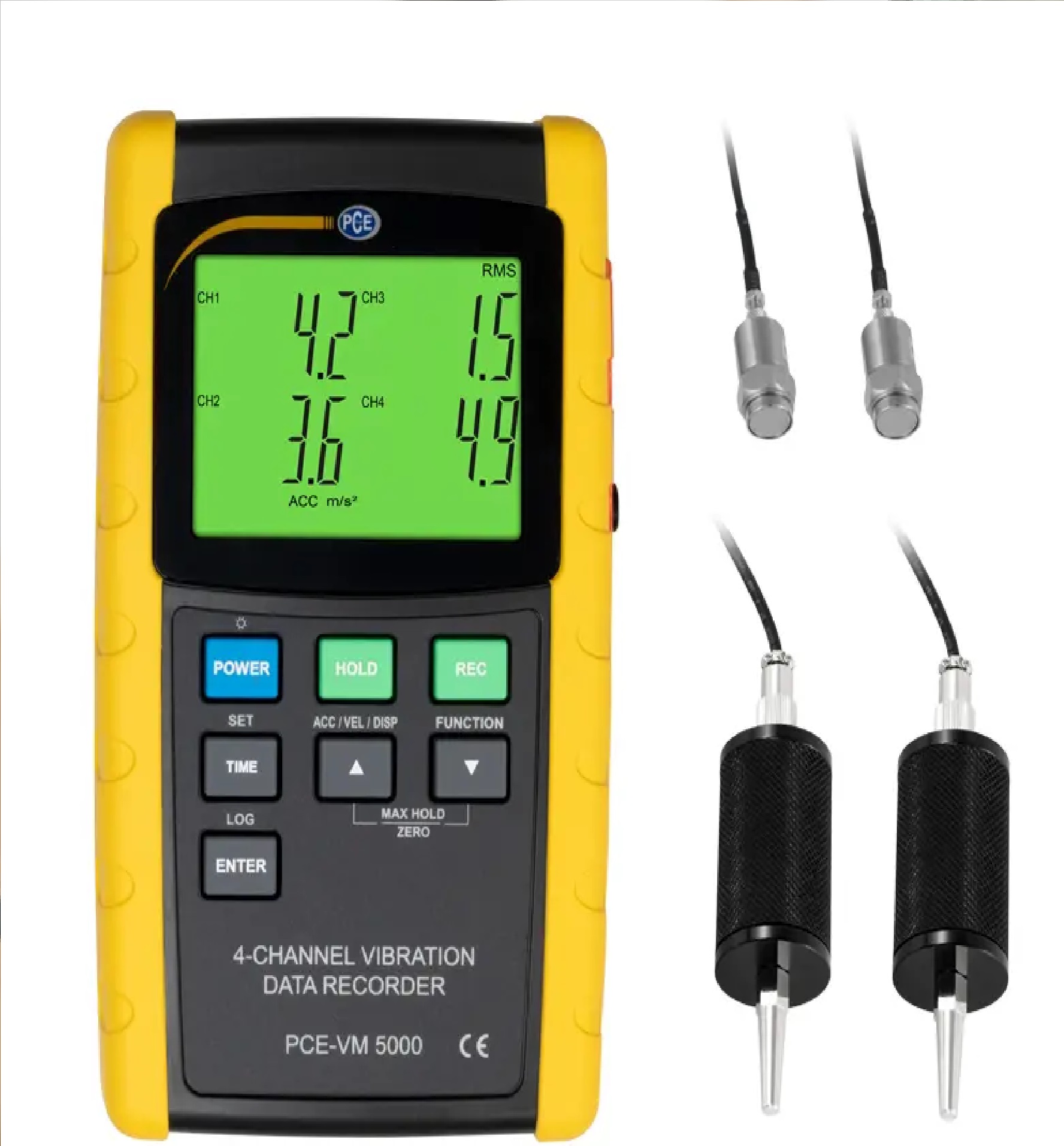 Vibracijos matuoklis PCE-VM 5000-KIT
