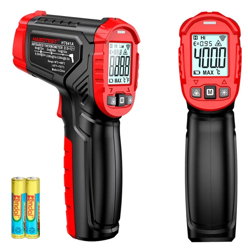 Infraraudonųjų spindulių termometras-pirometras Habotest HT641A