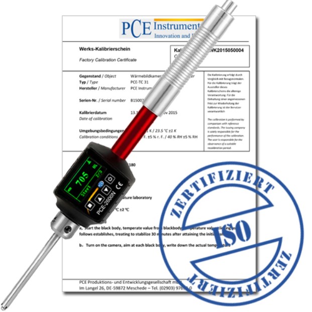 Metalo kietumo matuoklis su ISO sertifikatu PCE-2600N-ICA