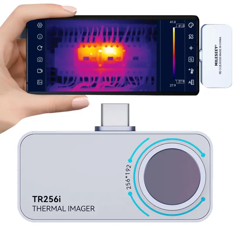 Šilumos vaizdo kamera MILEEEY TR256i su USB ir ANDROID programa