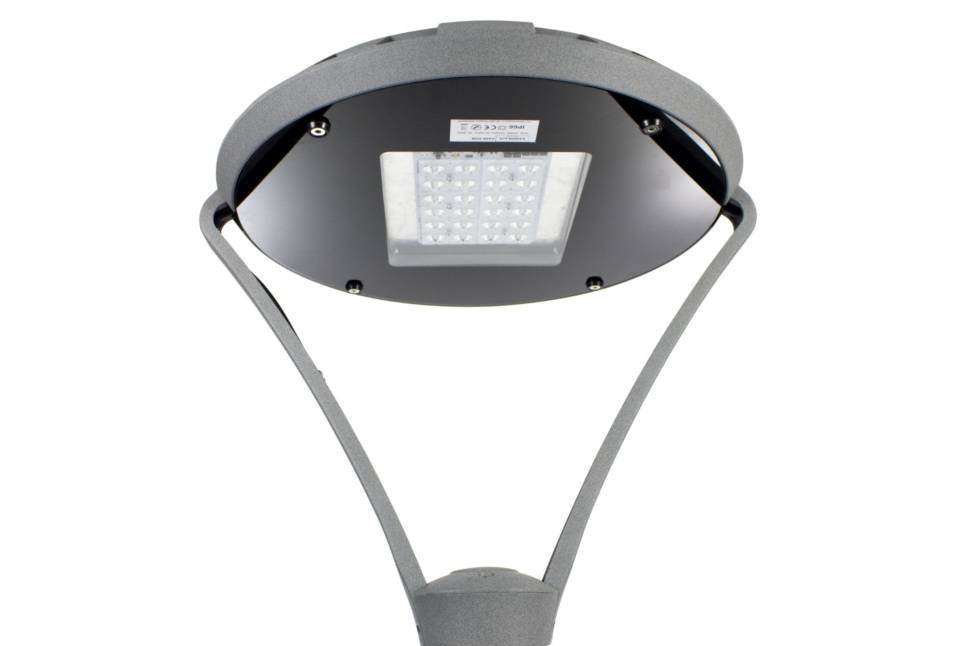 LED ŠVIESTUVAS LEDOLUX PARK ONE DOB 4000K, 50W, 1-10V, TYP2-M  
LED PARK ONE DOB šviestuvas skirtas apšviesti parkus, dviračių takus ir lauko zonas. 
Aliuminio korpusas su grūdinto stiklo dangteliu užtikrina aukštą IP66 apsaugą. 
Korpuso viduje sumontuotas LED modulis su specializuota optika išoriniam apšvietimui. 