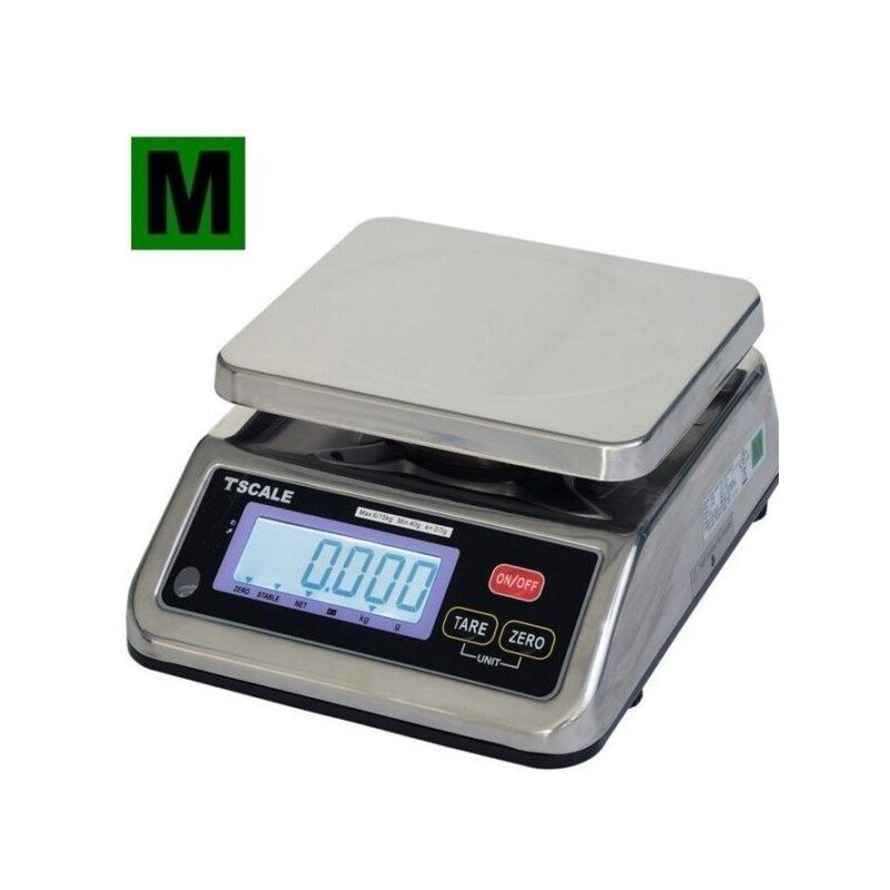 Drėgmei atsparios svarstyklės D2 15 kg