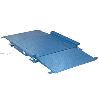 Žemo profilio platforma FLPA-1 su indikatoriumi DFWL 1500 kg