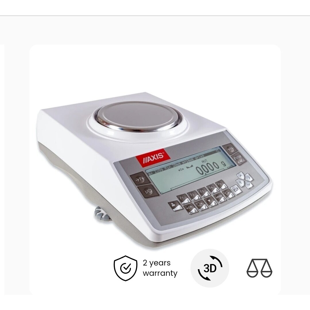 Analitinės laboratorinės svarstyklės ACA/G 220 g