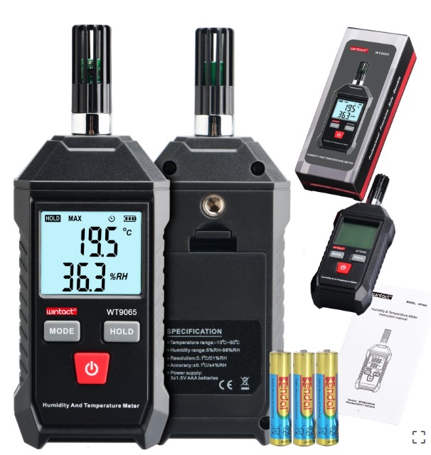 Drėgmės matuoklis Wintact WT9065