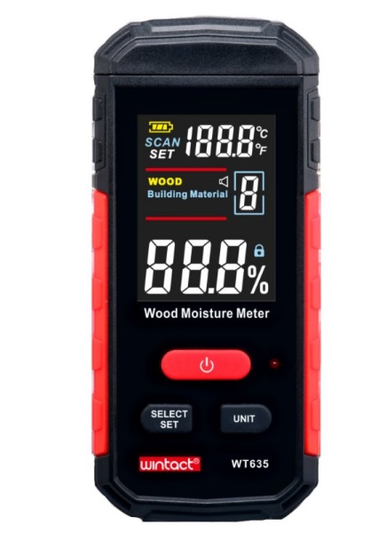 Drėgmės matuoklis Wintact WT635