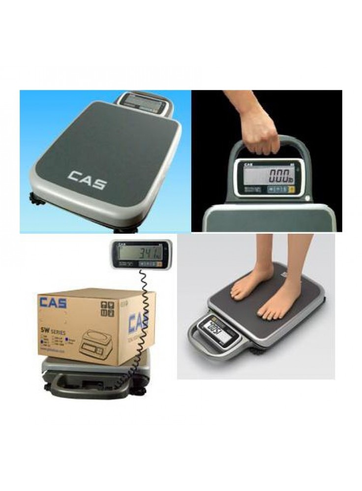 Nešiojamos grindinės svarstyklės CAS PB 150 kg