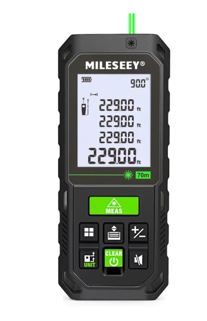 Lazerinis atstumo matuoklis Mileseey S8GA