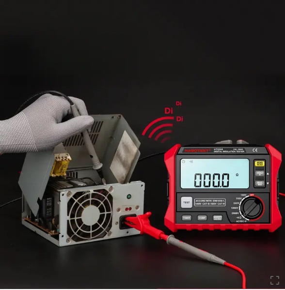 Aukštos įtampos izoliacijos atsparumo matuoklis Habotest HT5205