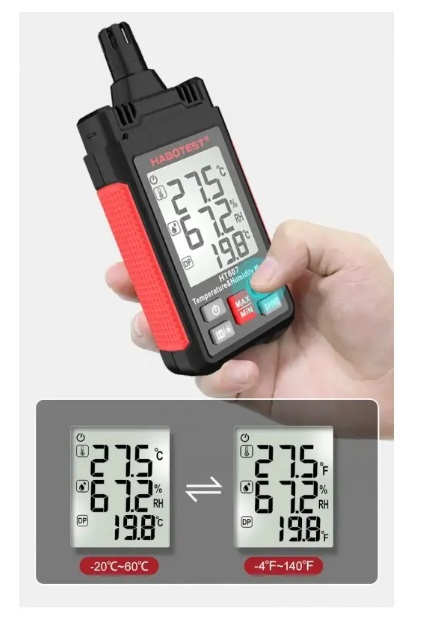 Termohigrometras Habotest HT607