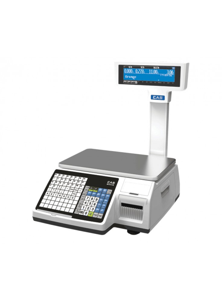 Svarstyklės su etikečių spausdinimo funkcija CAS CL5200N-P 15 kg