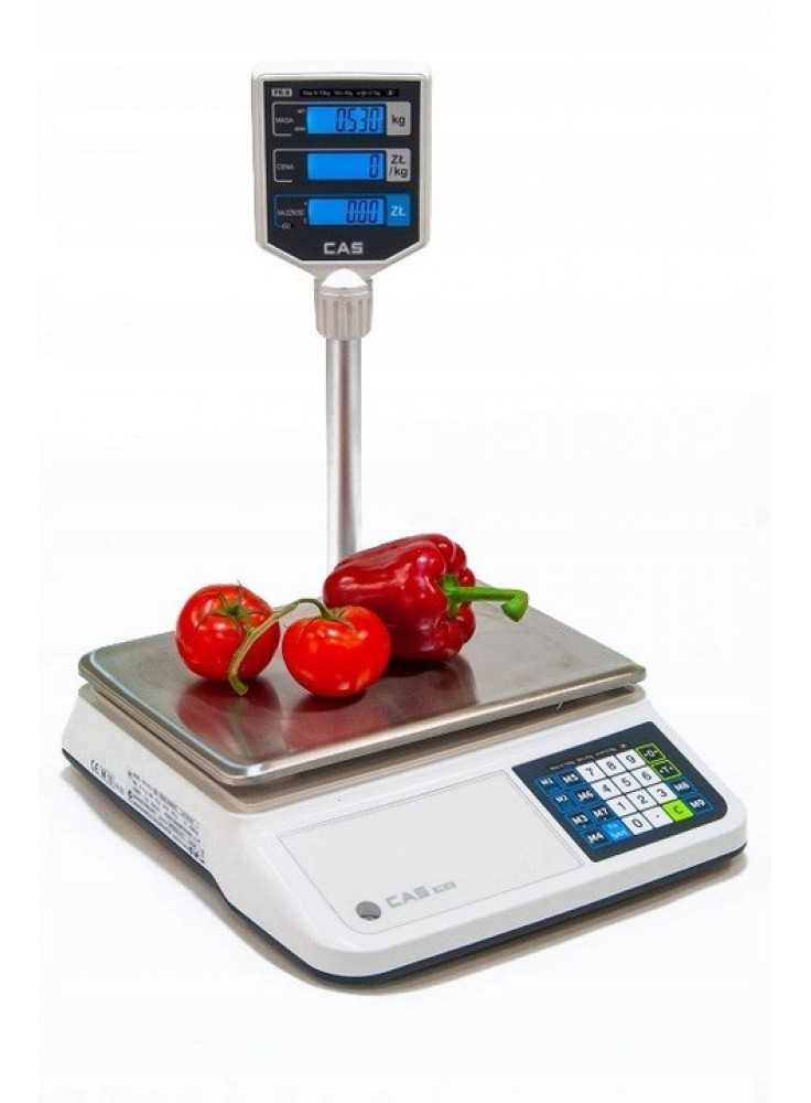 Prekybinės svarstyklės CAS PRII-CP 30 kg