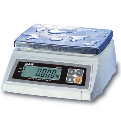 Svarstyklės CAS SW-1WS PLUS (IP66) 10 kg