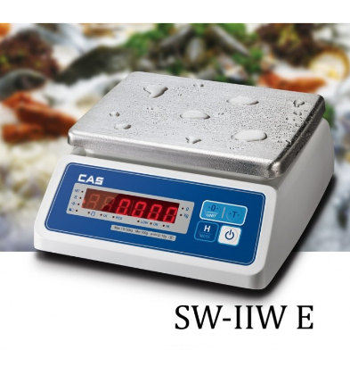 Svarstyklės CAS SWII-EW (IP68) 30 kg