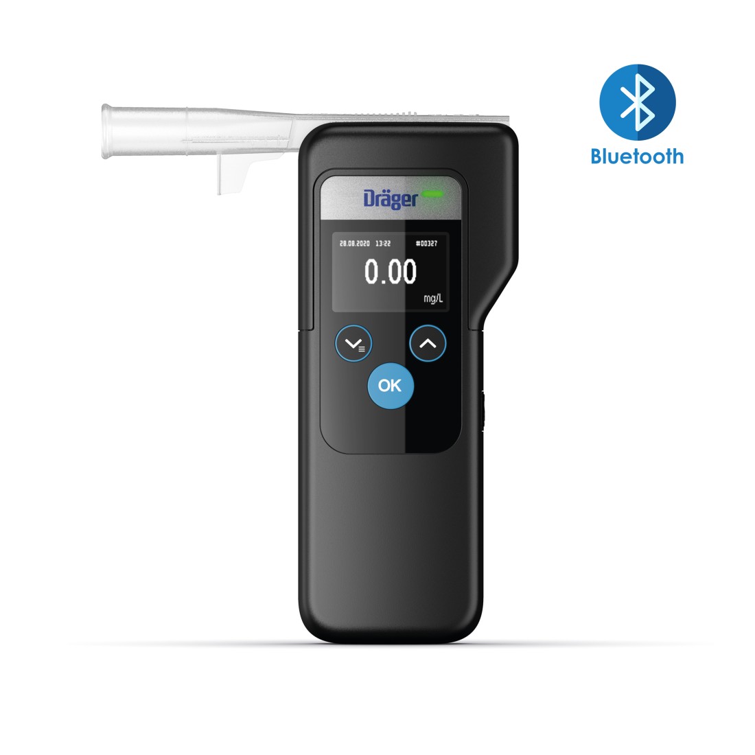 Alkotesteris Dräger Alcotest 6000 su Bluetooth sąsaja ir metrologine patikra