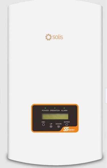 Inverteris Solis S5 5 kW trifazis, du MPP žiedai, 97,7 % efektyvumas