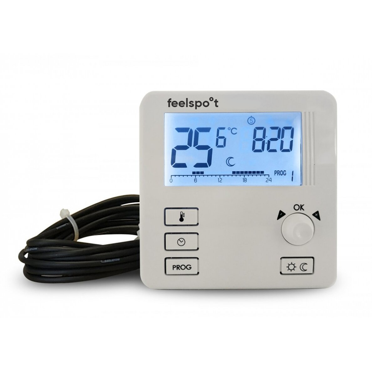 Elektroninis programuojamas termostatas Feelspot WTH30.21 Two